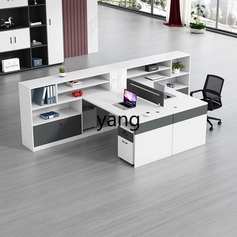 LMM simple modern staff office desk and chair combination staff finance computer desk booth
LMM simple modern staff office desk and chair combination staff finance computer desk booth