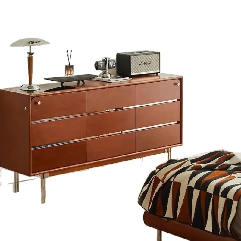 Meteor retro nine-chest cabinet solid wood medieval bedroom bedside storage edge
Meteor retro nine-chest cabinet solid wood medieval bedroom bedside storage edge