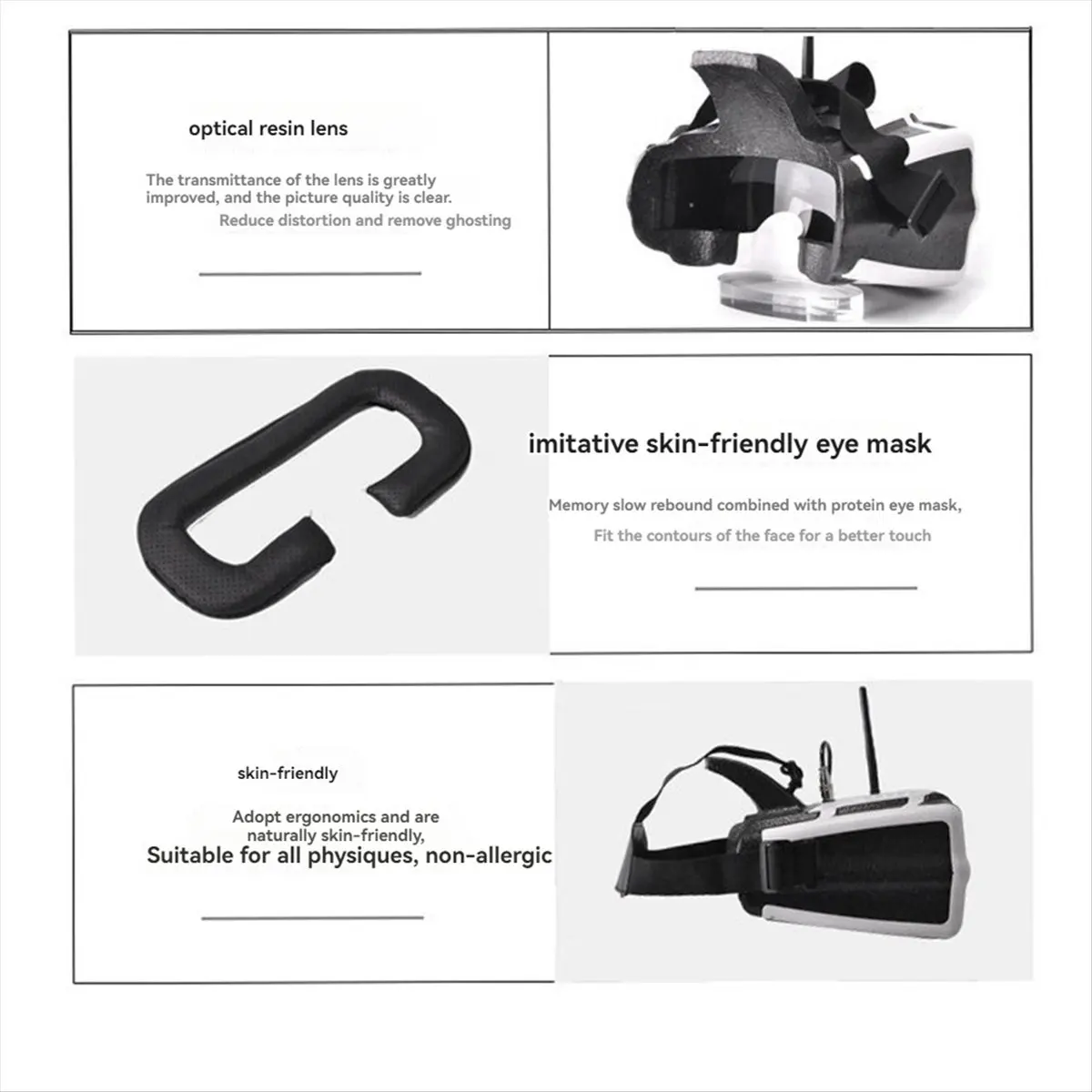 Очки FPV RISE-5.8G с 7-дюймовым дисплеем, приемником 1280x800, 40 каналами, HDMI-совместимые видеоочки для FPV-дронов, вилка стандарта ЕС
Очки FPV RISE-5.8G с 7-дюймовым дисплеем, приемником 1280x800, 40 каналами, HDMI-совместимые видеоочки для FPV-дронов, вилка стандарта ЕС