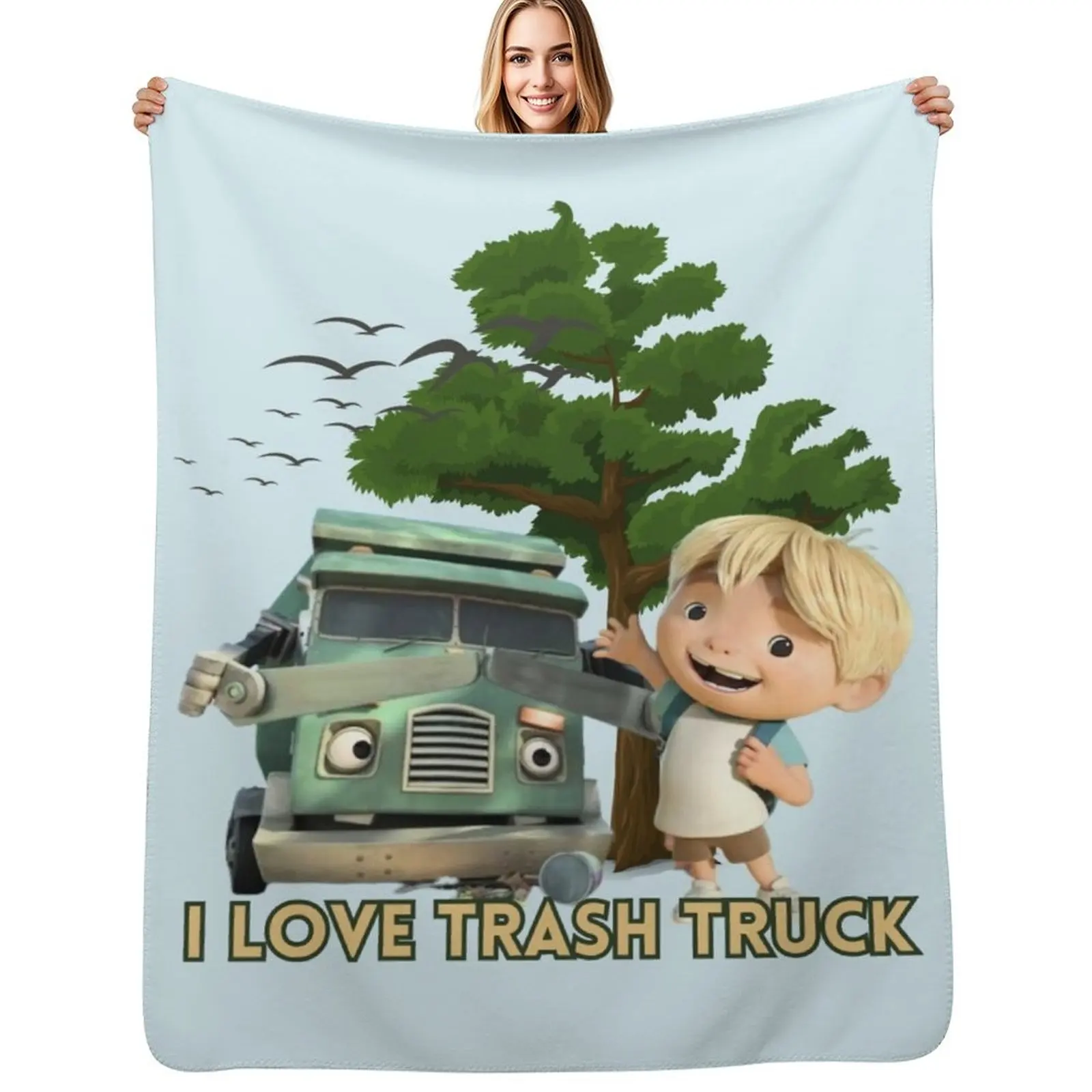 Trash Truck, I love Trash Truck Throw Blanket Travel Size Cozy Blanket for Plane Train
Trash Truck, I love Trash Truck Throw Blanket Travel Size Cozy Blanket for Plane Train
