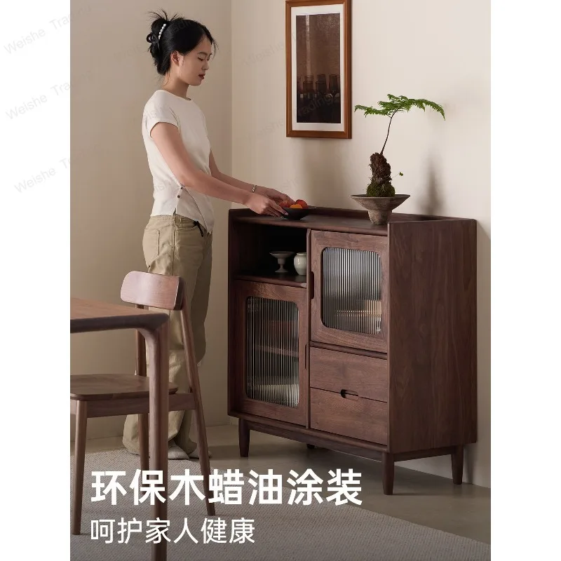 North American black walnut side cabinet, console, restaurant household storage cabinet, storage, all solid wood wine cabinet
North American black walnut side cabinet, console, restaurant household storage cabinet, storage, all solid wood wine cabinet