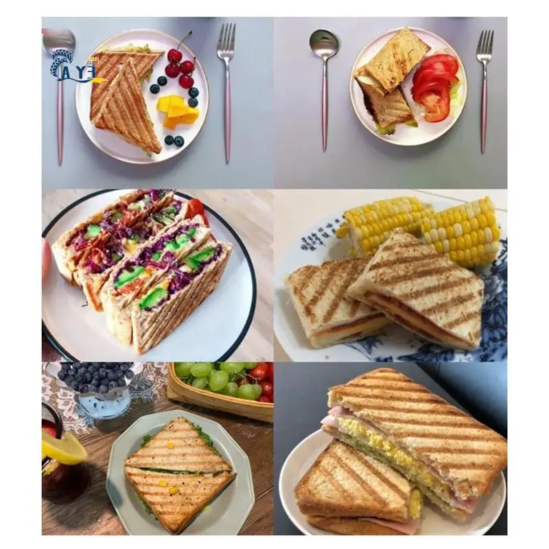 AY03-1 Piece Grilled Sandwich Maker Bread Toast Breakfast Machine Non-Stick Aluminum Flip Pan Kitchen Tool
AY03-1 Piece Grilled Sandwich Maker Bread Toast Breakfast Machine Non-Stick Aluminum Flip Pan Kitchen Tool