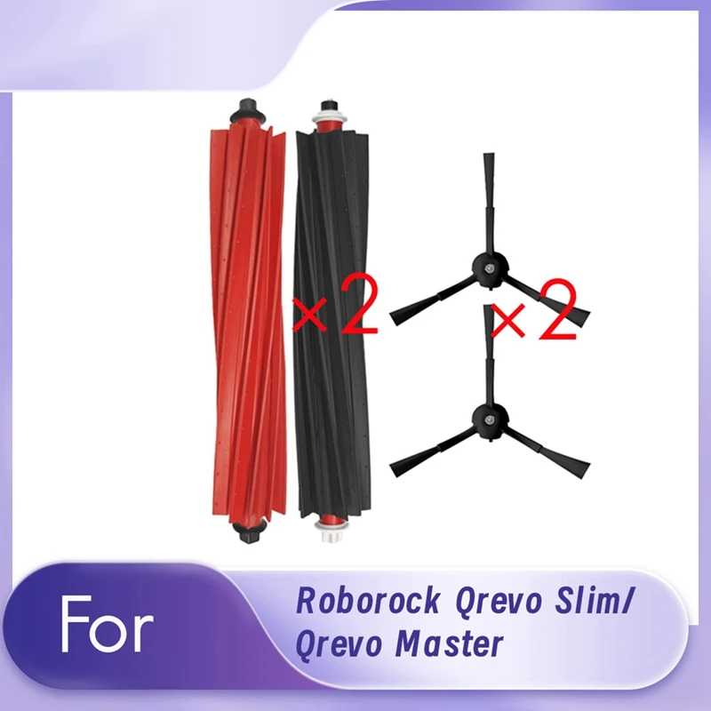 4 Pcs Main Side Brush For Roborock Qrevo Slim/Qrevo Master Sweeping Robot Cleaner Parts Replacement
4 Pcs Main Side Brush For Roborock Qrevo Slim/Qrevo Master Sweeping Robot Cleaner Parts Replacement