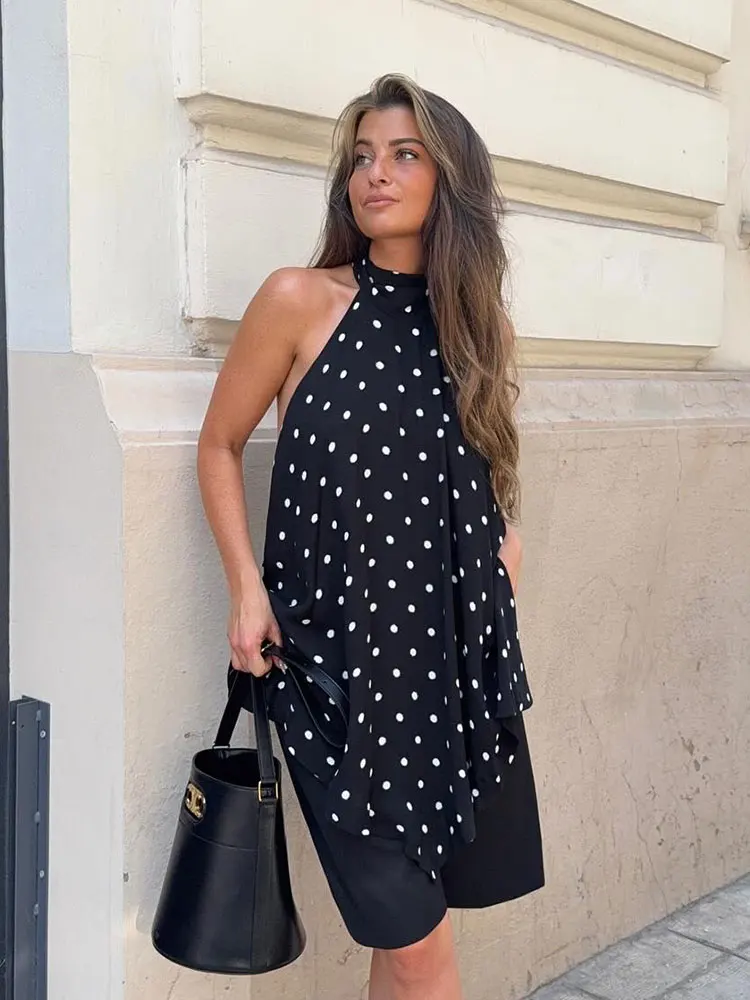 HH женские летние модные черные сексуальные топы в горошек с открытой спиной без рукавов на шнуровке с украшением женские праздничные винтажные топы
HH женские летние модные черные сексуальные топы в горошек с открытой спиной без рукавов на шнуровке с украшением женские праздничные винтажные топы