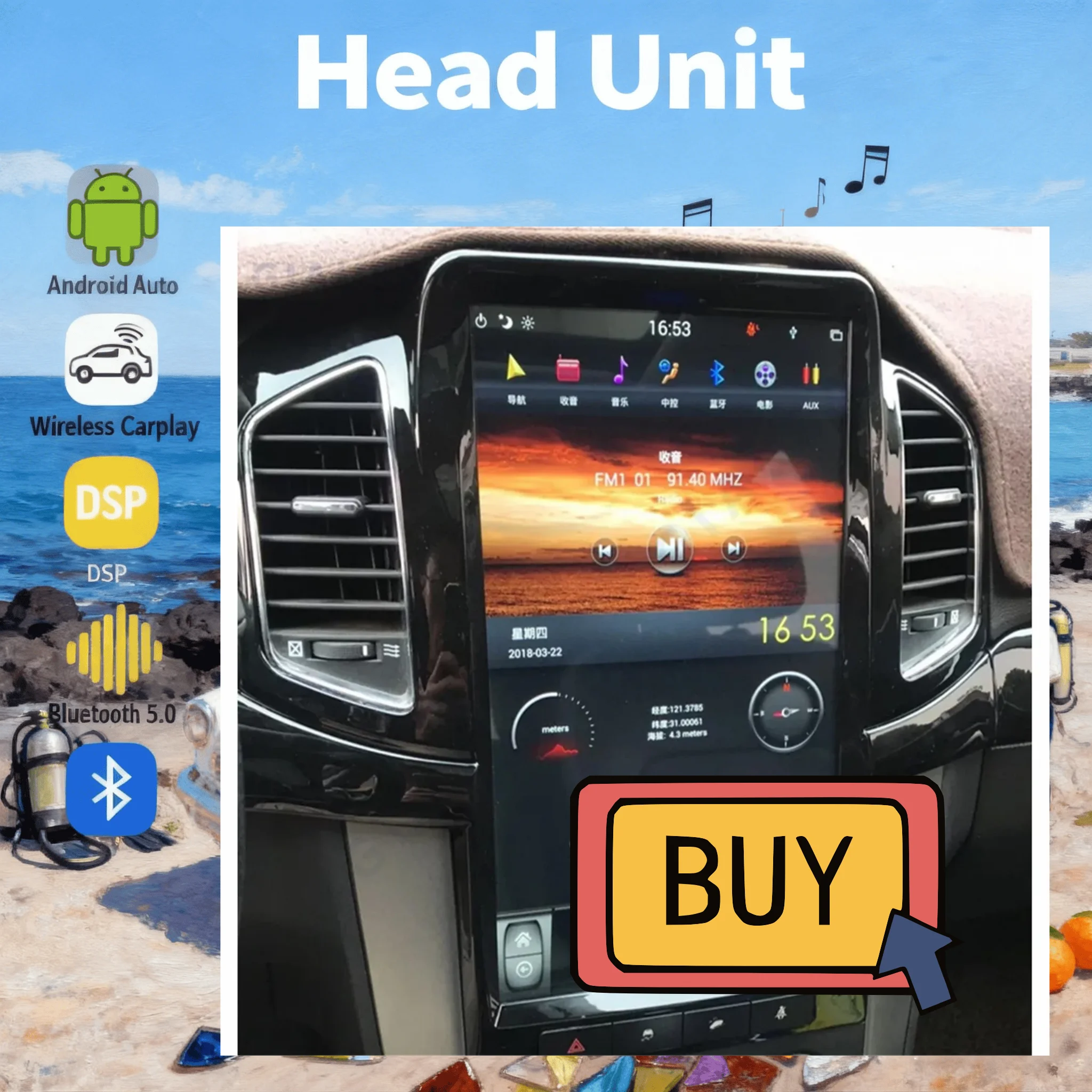 N 13.6" Touch Screen Car Radio GPS For Chevrolet Captiva 2008- 2017 Carplay Android 13 Car Multimedia Video Head Unit Bluetooth
N 13.6" Touch Screen Car Radio GPS For Chevrolet Captiva 2008- 2017 Carplay Android 13 Car Multimedia Video Head Unit Bluetooth