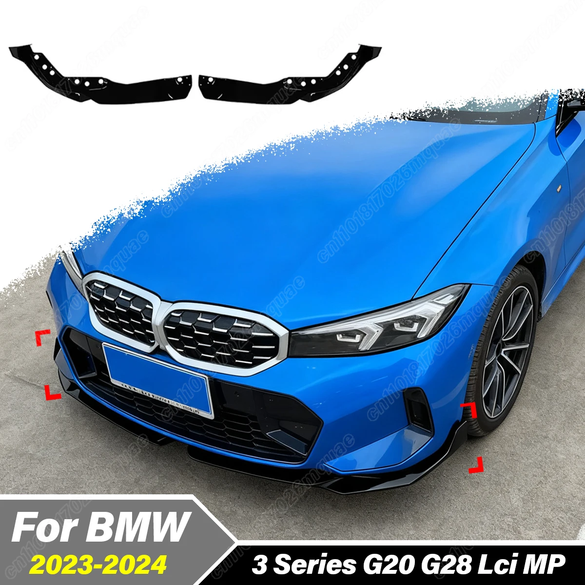 For BMW 3 Series G20 G28 Lci 2023 2024 2025 MP Style Automobile Front Bumper Spoiler Board Splitter Lip Decoration Accessories
For BMW 3 Series G20 G28 Lci 2023 2024 2025 MP Style Automobile Front Bumper Spoiler Board Splitter Lip Decoration Accessories