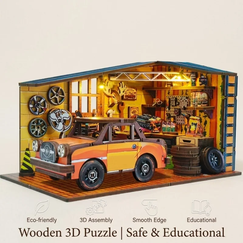 OUZEY Car Garage Building Blocks DIY 3D Puzzle Model Assemble Vehicle Repair Shop Desk Decor Toy Gift for Boys
OUZEY Car Garage Building Blocks DIY 3D Puzzle Model Assemble Vehicle Repair Shop Desk Decor Toy Gift for Boys