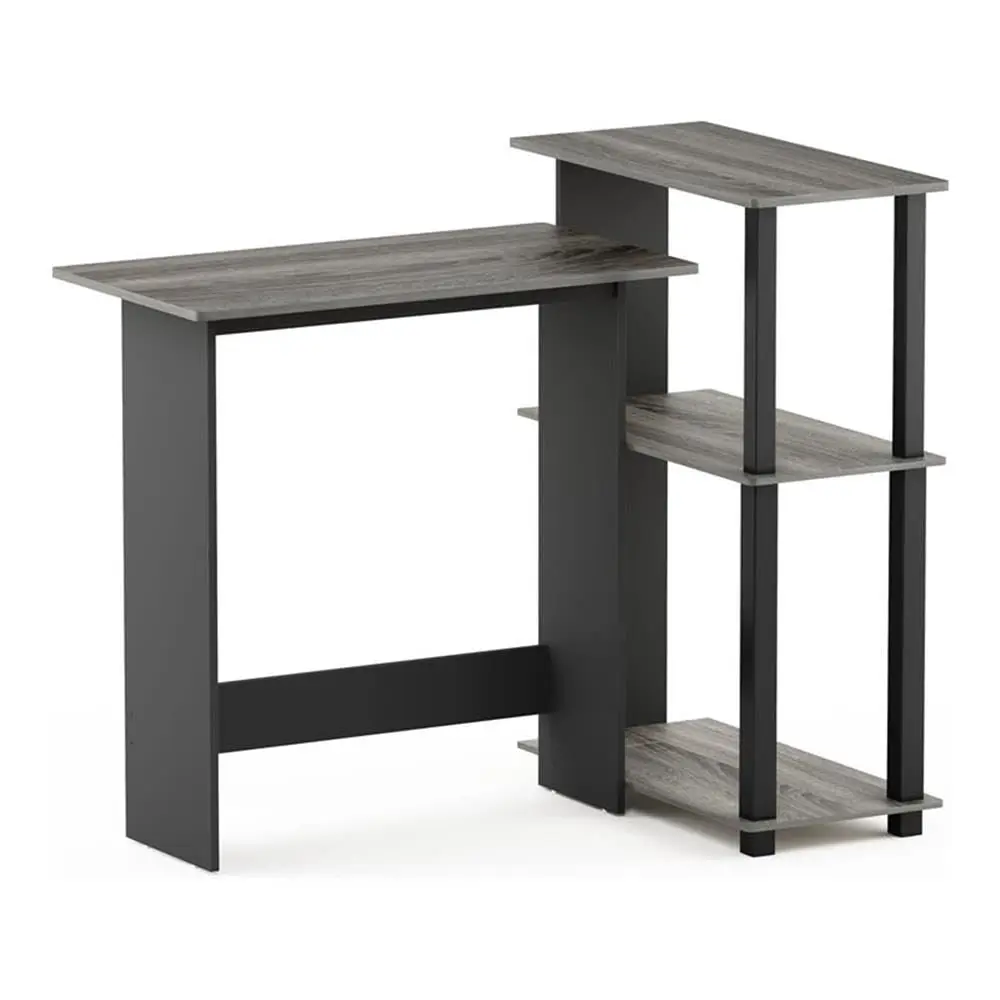 Corner Computer Desk with Bookshelf Storage Home Office Dorm French Oak Grey/Black, Customized
Corner Computer Desk with Bookshelf Storage Home Office Dorm French Oak Grey/Black, Customized