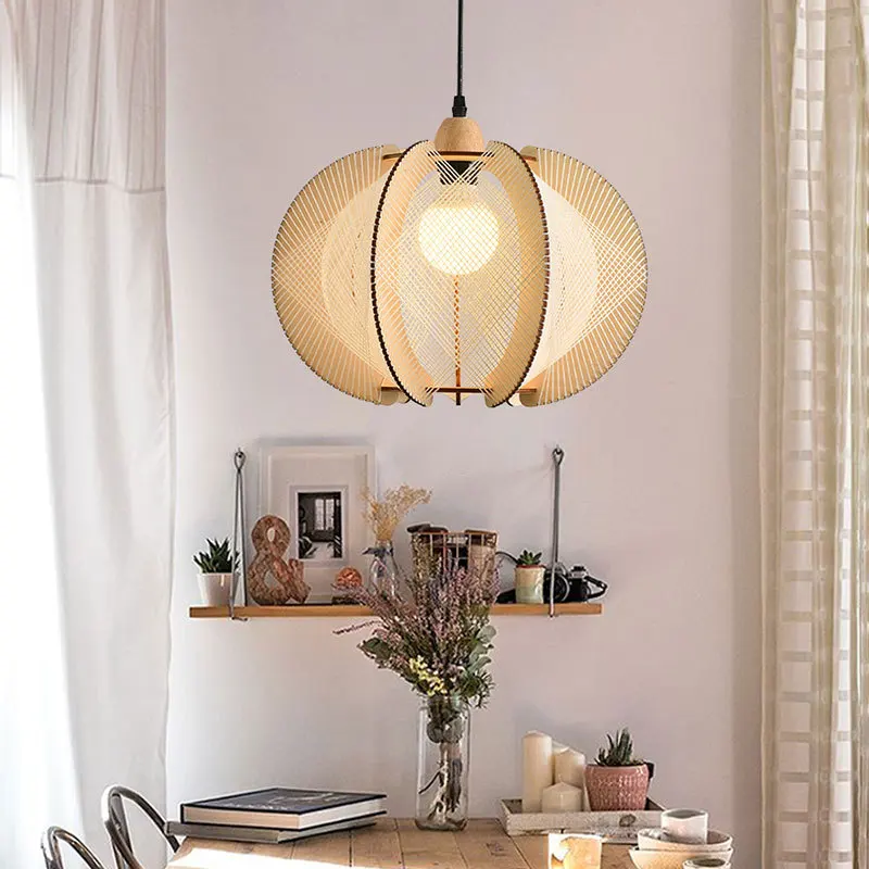 Personalized and creative Chinese style homestay living room, bedroom, bedside wooden hemp rope chandelier
Personalized and creative Chinese style homestay living room, bedroom, bedside wooden hemp rope chandelier