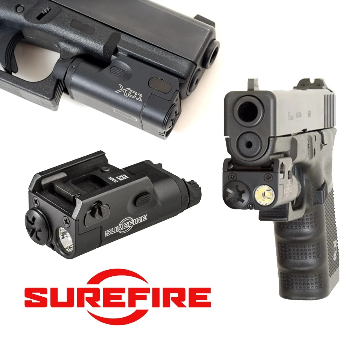 SureFire XC1 Tactical Flashlight For P320 G17 G19 Airsoft Pistol Gun Weapons Scout Light Accessories Fit 20mm Picatinny Rail
SureFire XC1 Tactical Flashlight For P320 G17 G19 Airsoft Pistol Gun Weapons Scout Light Accessories Fit 20mm Picatinny Rail