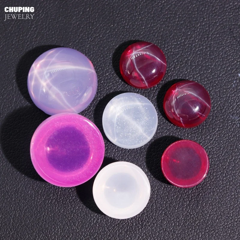 Hot Sale Round Shape Six Ray Star Cultivate Ruby Flat Bottom Cabochon Lab Grown Ruby Synthetic Loose Gemstone For Jewelry Making
Hot Sale Round Shape Six Ray Star Cultivate Ruby Flat Bottom Cabochon Lab Grown Ruby Synthetic Loose Gemstone For Jewelry Making