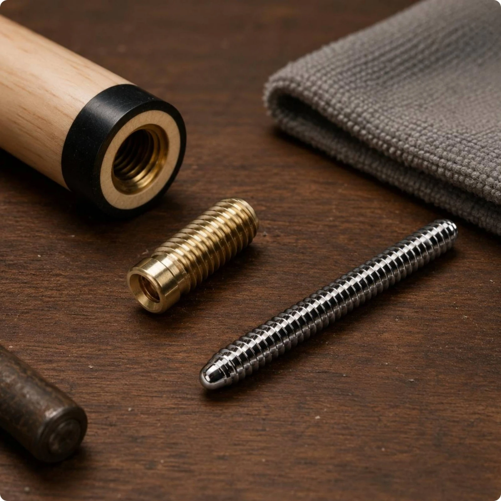 Threaded Cue Joint Connector Silver-Tone Sports Equipment
Threaded Cue Joint Connector Silver-Tone Sports Equipment