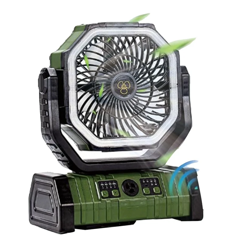 AAAN-10000Mah Battery Fan Rechargeable With Hook&Bright LED Light Remote Control Timer Auto Oscillation Cordless Fan
AAAN-10000Mah Battery Fan Rechargeable With Hook&Bright LED Light Remote Control Timer Auto Oscillation Cordless Fan