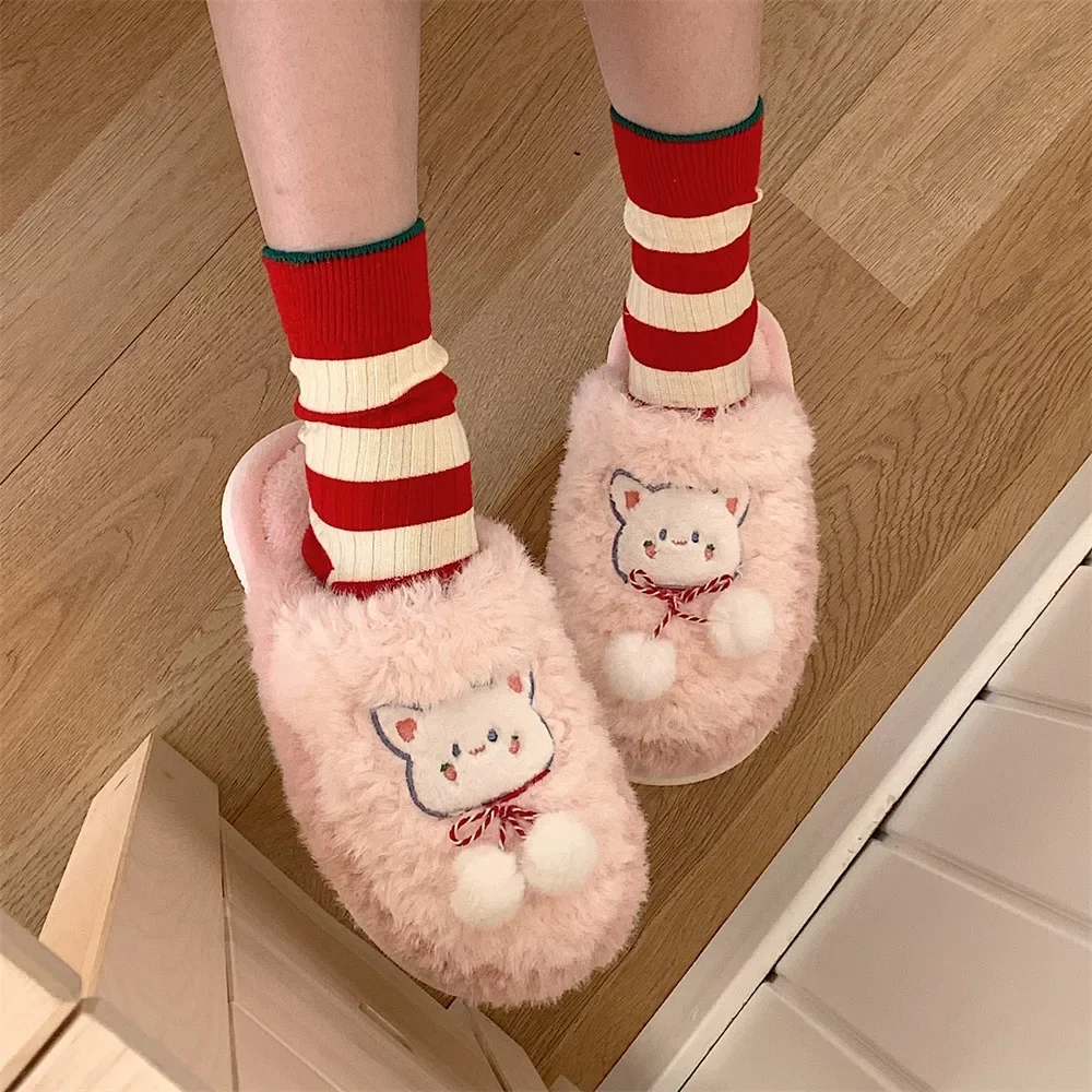 Cute Warm Kitten Bag Head Cotton Slippers Women's Winter Leisure Home Cartoon Soft Platform Cotton Shoes
Cute Warm Kitten Bag Head Cotton Slippers Women's Winter Leisure Home Cartoon Soft Platform Cotton Shoes