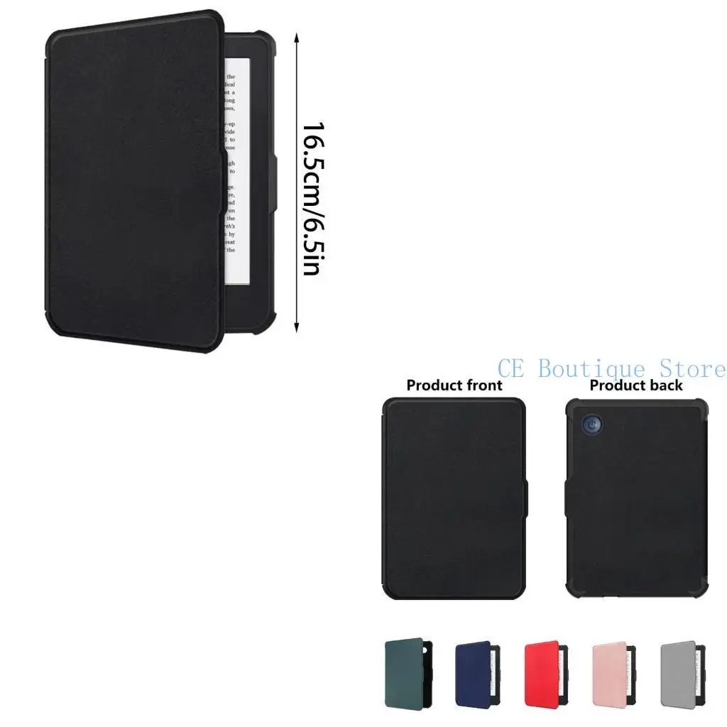 652F Elegant Book Case For Clara Colour N365 N367 6inch, Durability Slimly Fit TPU Cover Wake/Sleep Function
652F Elegant Book Case For Clara Colour N365 N367 6inch, Durability Slimly Fit TPU Cover Wake/Sleep Function