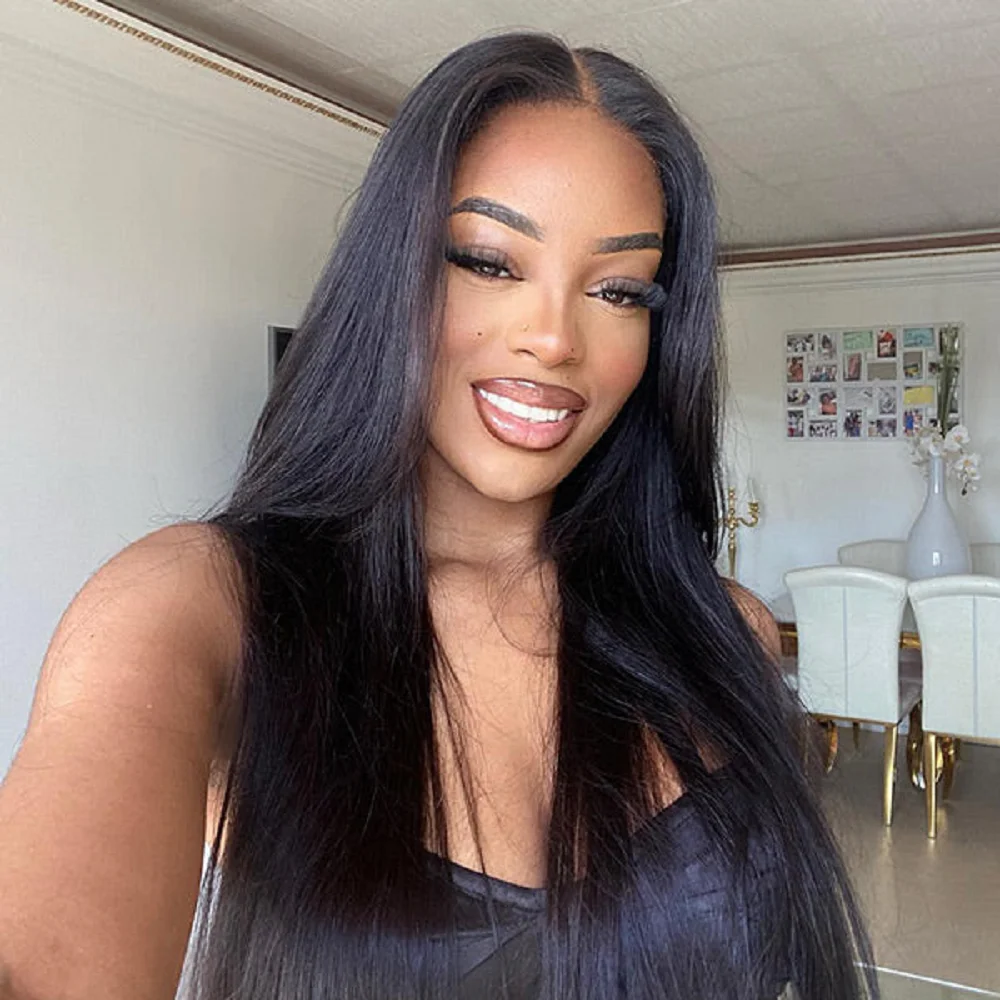 Glueless Wigs Human Hair Pre Plucked Pre Cut 200% Density Glueless Human Hair Wigs Straight For Black Women 24Inch
Glueless Wigs Human Hair Pre Plucked Pre Cut 200% Density Glueless Human Hair Wigs Straight For Black Women 24Inch