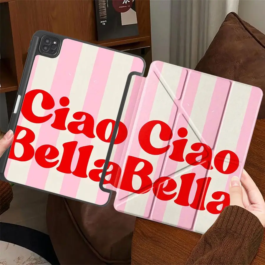 Tablet Case For iPad Mini 6 7 Air 4 5 M3 M2 M4 11inch Pro 11th 10th 9th 8th 7th 12.9inch Pro 2025 Holder Cover Pink Striped
Tablet Case For iPad Mini 6 7 Air 4 5 M3 M2 M4 11inch Pro 11th 10th 9th 8th 7th 12.9inch Pro 2025 Holder Cover Pink Striped