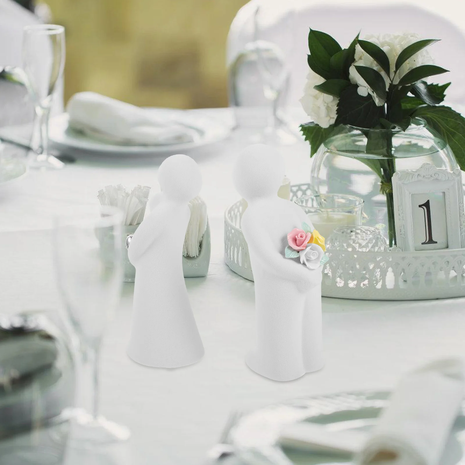 1Pair Ceramic Couple Sculpture Abstract Kissing Lovers Statue Home Desktop Ornament Wedding Valentine's Gift Lover Figurine 
1Pair Ceramic Couple Sculpture Abstract Kissing Lovers Statue Home Desktop Ornament Wedding Valentine's Gift Lover Figurine