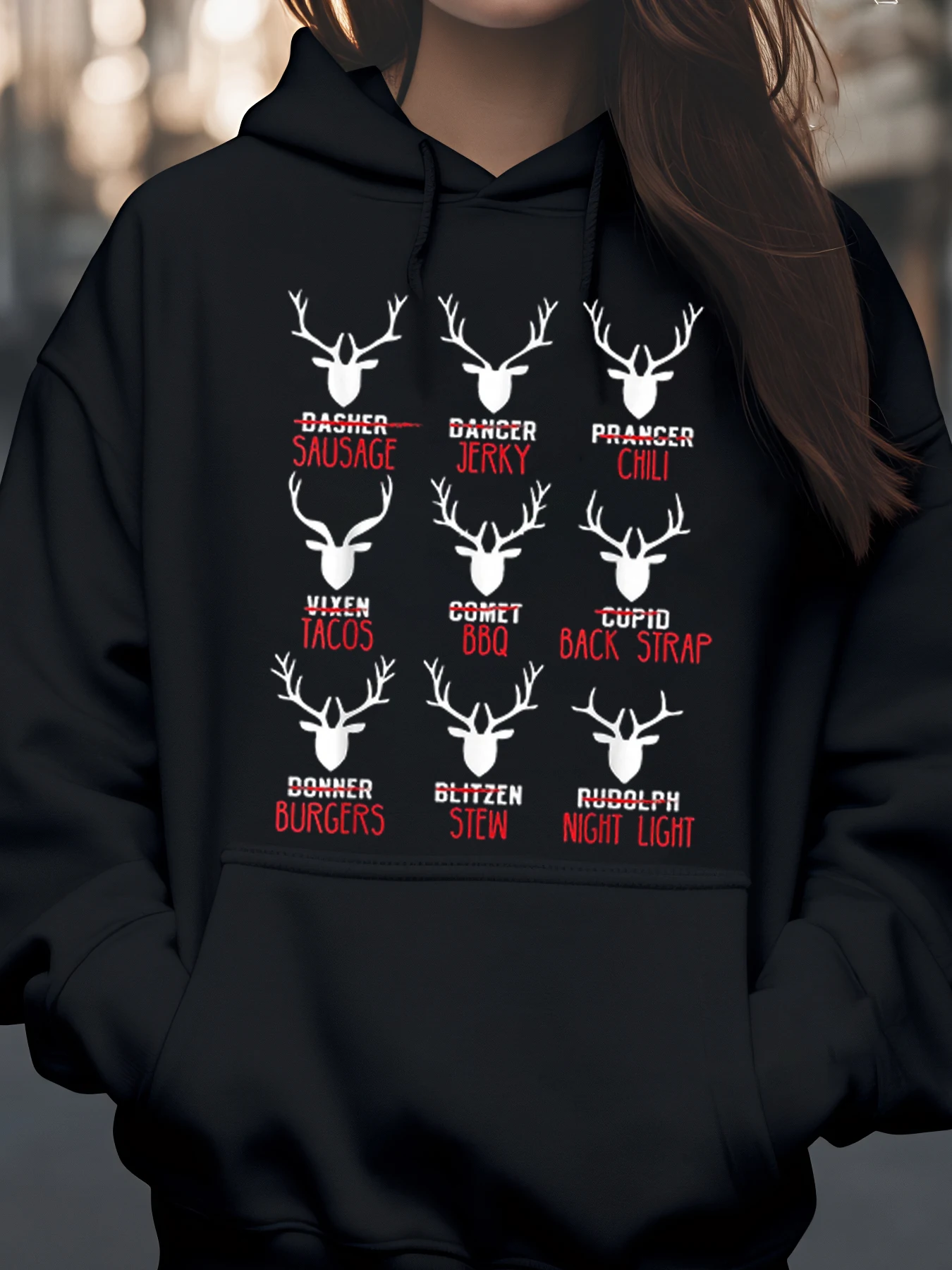 Reindeer Food Names Christmas Holiday Hoodie Casual Wear Unisex
Reindeer Food Names Christmas Holiday Hoodie Casual Wear Unisex