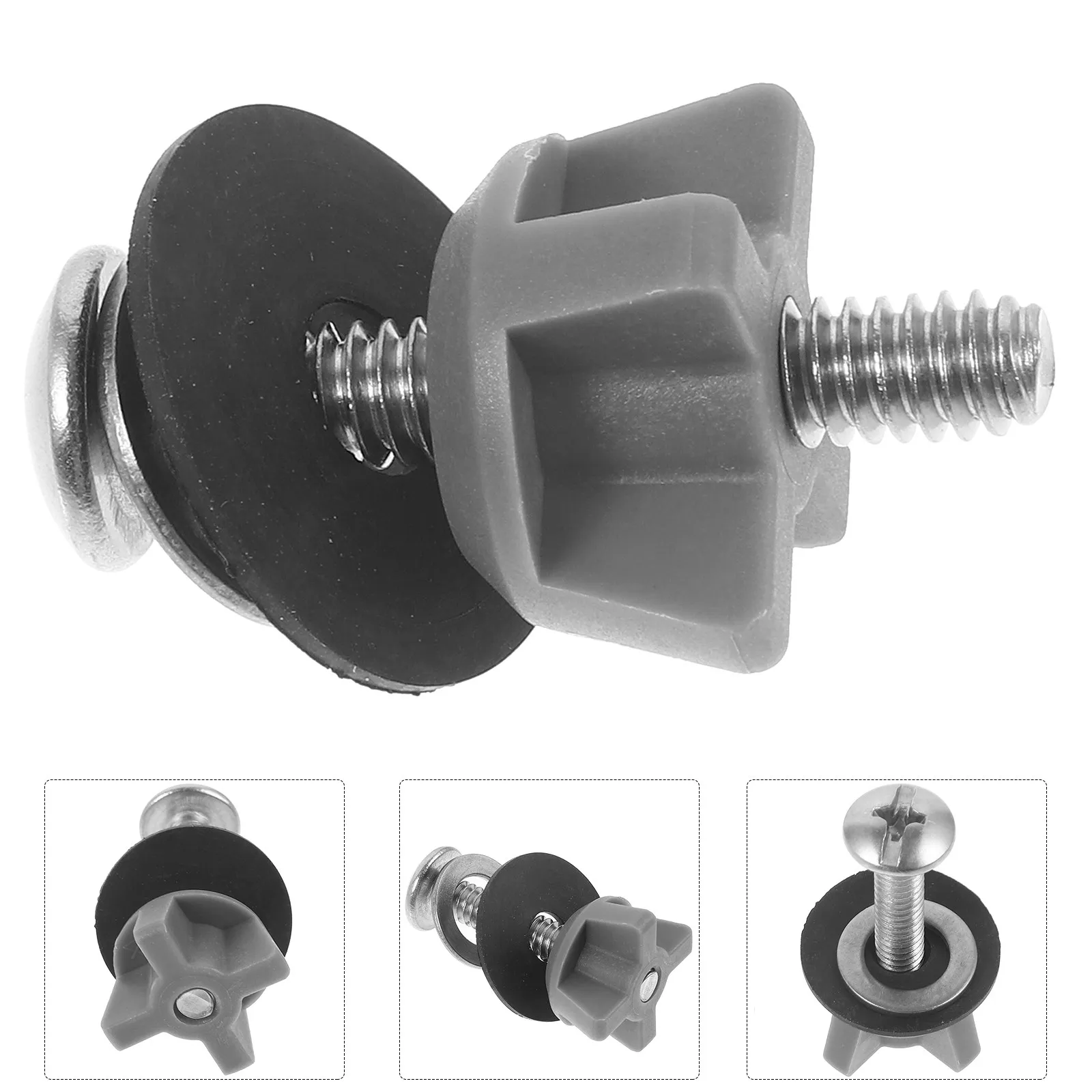 2 шт. винтов для крепления сиденья унитаза, прочные износостойкие крепежные болты, надежное крепление без использования инструментов, для ремонта ванной комнаты
2 шт. винтов для крепления сиденья унитаза, прочные износостойкие крепежные болты, надежное крепление без использования инструментов, для ремонта ванной комнаты