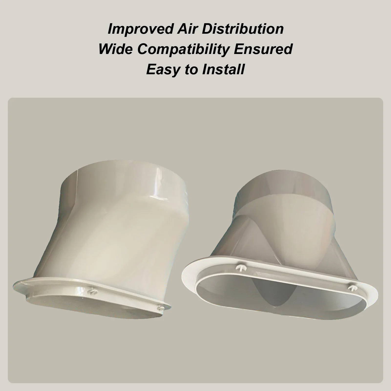 Соединитель выхлопного шланга кондиционера для выхлопного шланга диаметром 130/150 мм, интерфейс выхлопного канала для окна кондиционера
Соединитель выхлопного шланга кондиционера для выхлопного шланга диаметром 130/150 мм, интерфейс выхлопного канала для окна кондиционера