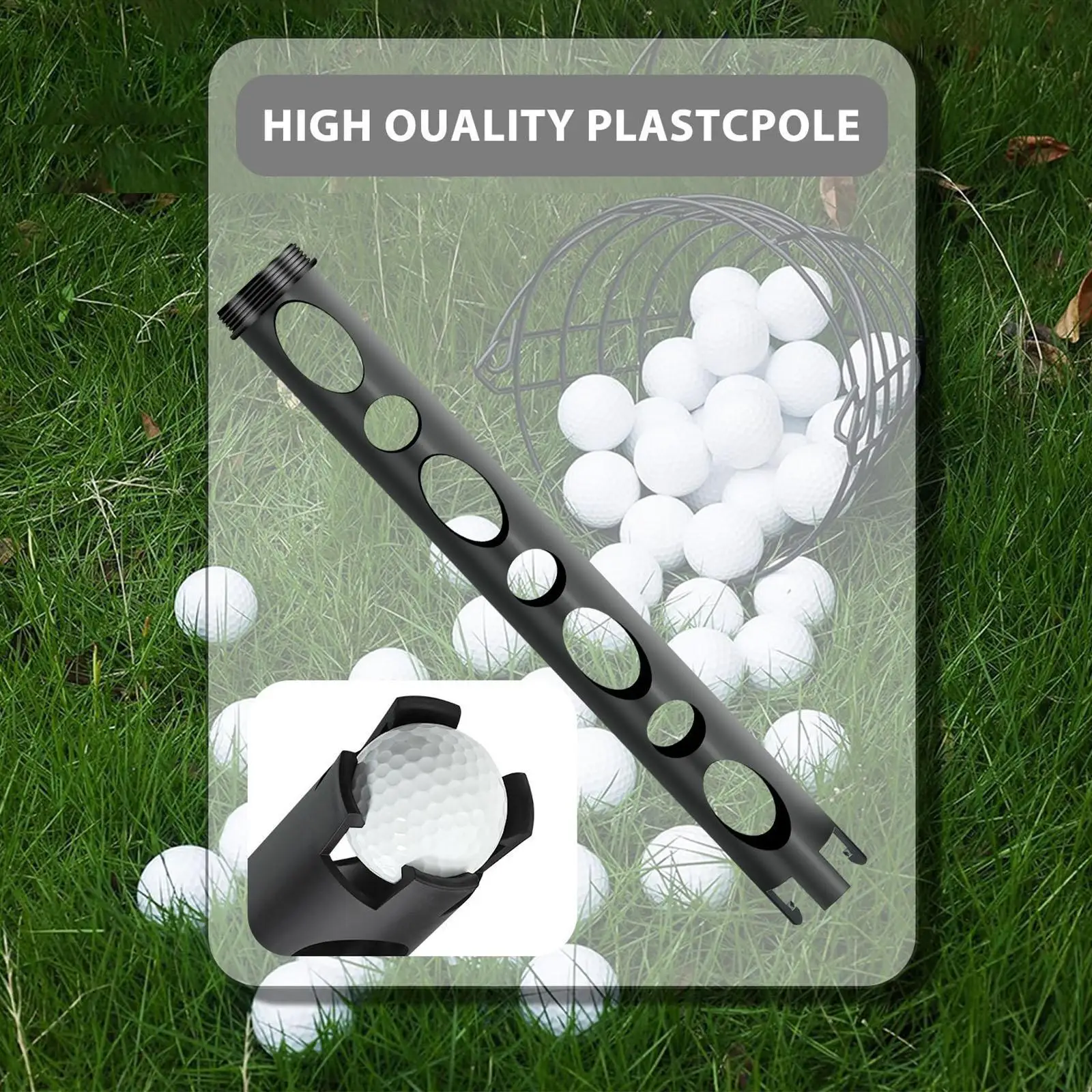 High Quality Portable Golf Ball Pick Up Retriever Black ABS Ball Collector for Outdoor Golf Accessories and Training Aid
High Quality Portable Golf Ball Pick Up Retriever Black ABS Ball Collector for Outdoor Golf Accessories and Training Aid