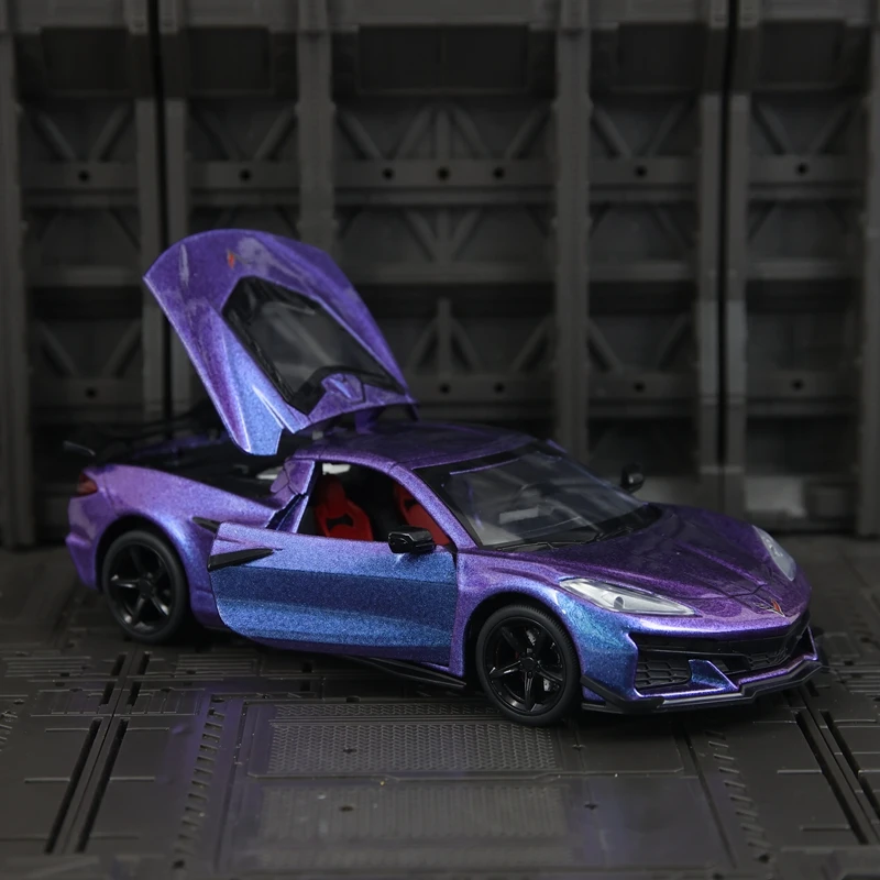 1:24 simulation Chevrolet Corvette Z06 alloy supercar model car decoration has simulated sound and lighting functions
1:24 simulation Chevrolet Corvette Z06 alloy supercar model car decoration has simulated sound and lighting functions