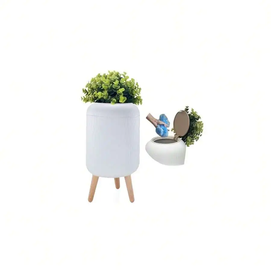 Plant-Styled Small Trash Can With Lid For Bathroom Office Living Room Outdoor Pet Waste
Plant-Styled Small Trash Can With Lid For Bathroom Office Living Room Outdoor Pet Waste