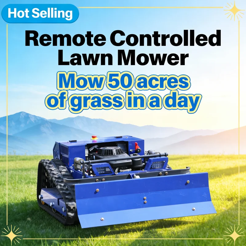 Customized All-Terrain Remote Crawler Robot Lawn Mower Large Area Grass Cutting Machine for Farm Commercial Orchard
Customized All-Terrain Remote Crawler Robot Lawn Mower Large Area Grass Cutting Machine for Farm Commercial Orchard