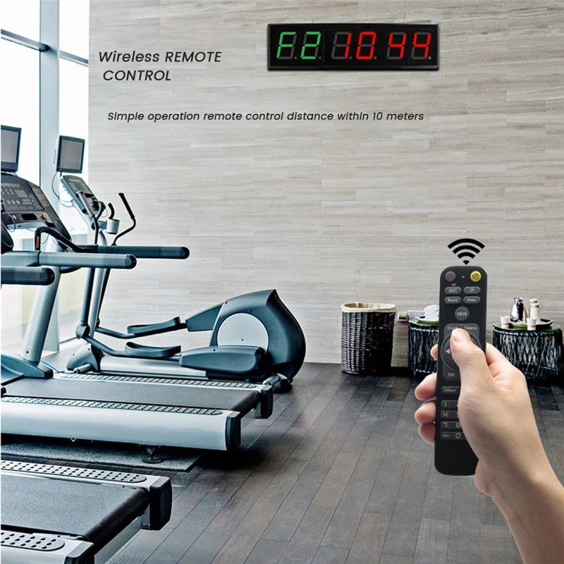 B62B-Screen Gym Timer 1.5 Inch Digits Count Down/Up Timer Boxing Cycle Interval Clock Stopwatch Fitness Training Easy To Use EU
B62B-Screen Gym Timer 1.5 Inch Digits Count Down/Up Timer Boxing Cycle Interval Clock Stopwatch Fitness Training Easy To Use EU