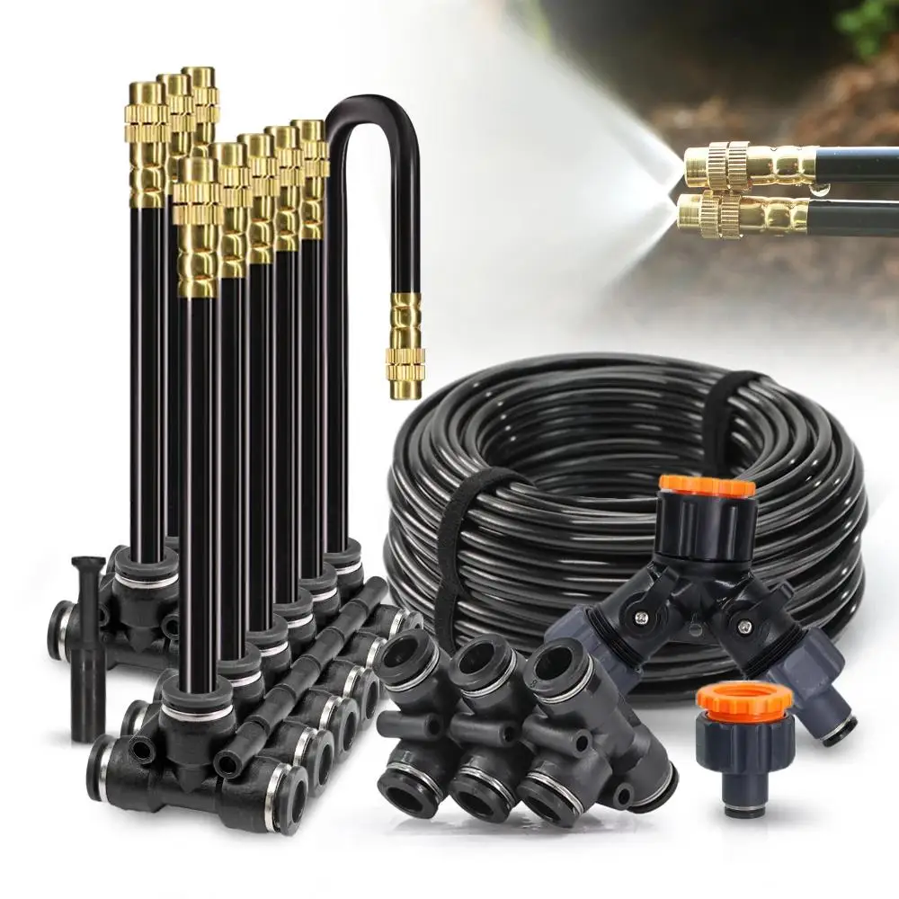 Rotary Adjustable Misting Sprinkler Head Set Garden Watering Irrigation Tool Greenhouse Cooling Humidification System
Rotary Adjustable Misting Sprinkler Head Set Garden Watering Irrigation Tool Greenhouse Cooling Humidification System