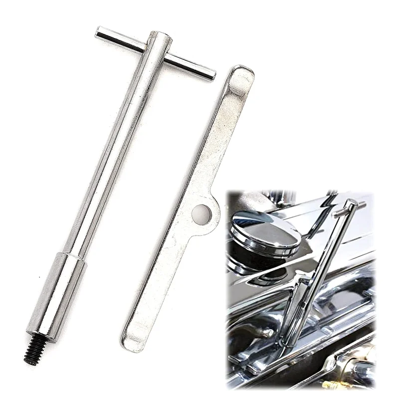 Precisionn Tall T-Bar Valve Cover Hold Down Kit For SB Chevy Chrome SBC 283 327 350 Bolts Tabs Valve Cover T-Bar Set
Precisionn Tall T-Bar Valve Cover Hold Down Kit For SB Chevy Chrome SBC 283 327 350 Bolts Tabs Valve Cover T-Bar Set