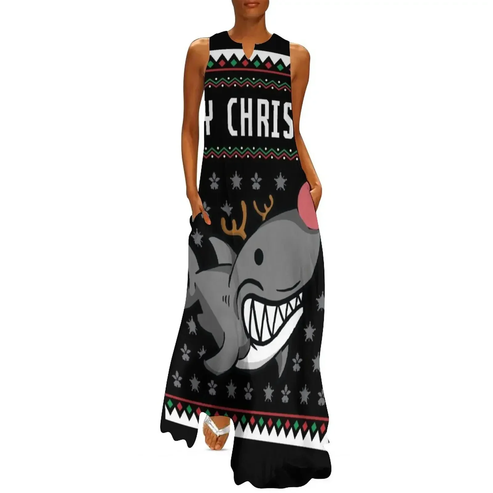 Reindeer Shark Ugly Christmas Sweater for Kids Long Dress elegant evening dresses for women 2025 Dress
Reindeer Shark Ugly Christmas Sweater for Kids Long Dress elegant evening dresses for women 2025 Dress