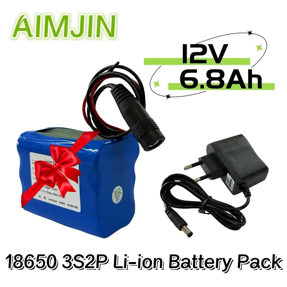 12 В, 6800 мАч, 18650, перезаряжаемая батарея 3S2P, подходит для проектора, динамика и замены батареи беспроводного мониторинга
12 В, 6800 мАч, 18650, перезаряжаемая батарея 3S2P, подходит для проектора, динамика и замены батареи беспроводного мониторинга
