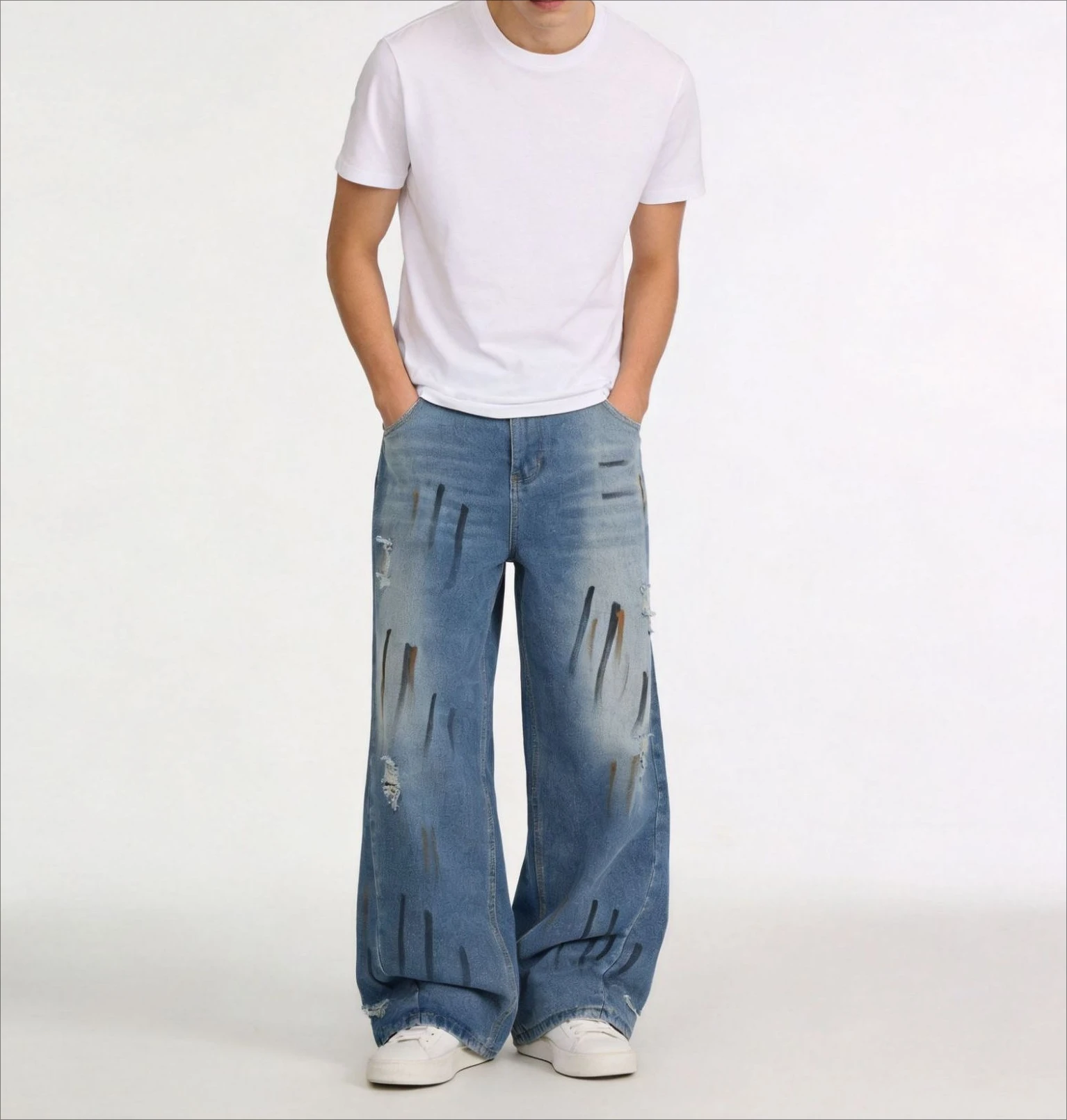 American Casual Retro Graffiti Wide-leg Jeans Men's 2026 Spring New Loose Straight Scimitar Pants
American Casual Retro Graffiti Wide-leg Jeans Men's 2026 Spring New Loose Straight Scimitar Pants