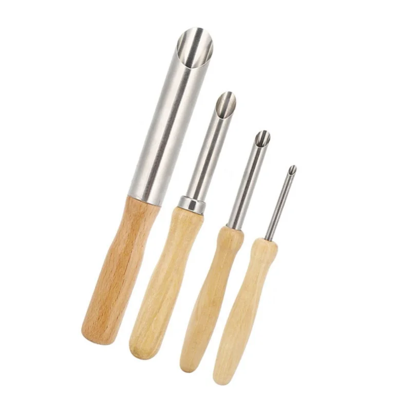 4Pcs Wood Handle Circular Round Hole Pottery Clay Cutters Carving Drilling Tool4Pcs Round
4Pcs Wood Handle Circular Round Hole Pottery Clay Cutters Carving Drilling Tool4Pcs Round