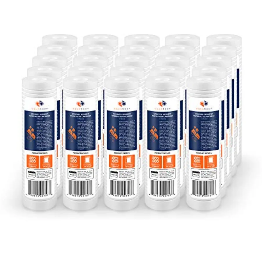 Whole House 1 Micron 10 x 2.5 PP Grooved Sediment Water Filter Cartridge Replacement Compatible with AP110 WHKF-GD05 CFS110 P5
Whole House 1 Micron 10 x 2.5 PP Grooved Sediment Water Filter Cartridge Replacement Compatible with AP110 WHKF-GD05 CFS110 P5