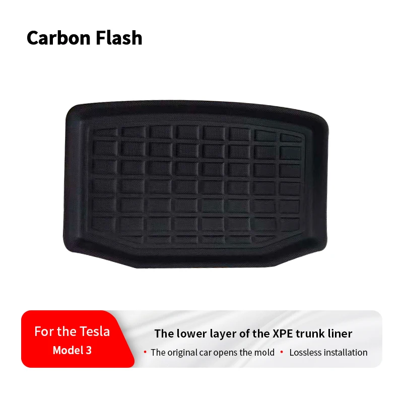 XPE Trunk Lower Cushion for Tesla 2021-2023 Model 3 – Durable Cargo Mat
XPE Trunk Lower Cushion for Tesla 2021-2023 Model 3 – Durable Cargo Mat