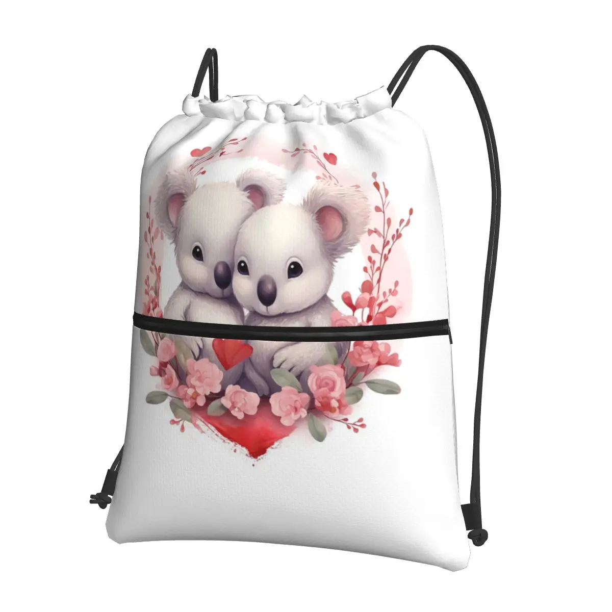 Valentine's Day Koala Bears In Love Backpacks Portable Drawstring Bags Sports Bag Book Bags for Man Woman School
Valentine's Day Koala Bears In Love Backpacks Portable Drawstring Bags Sports Bag Book Bags for Man Woman School
