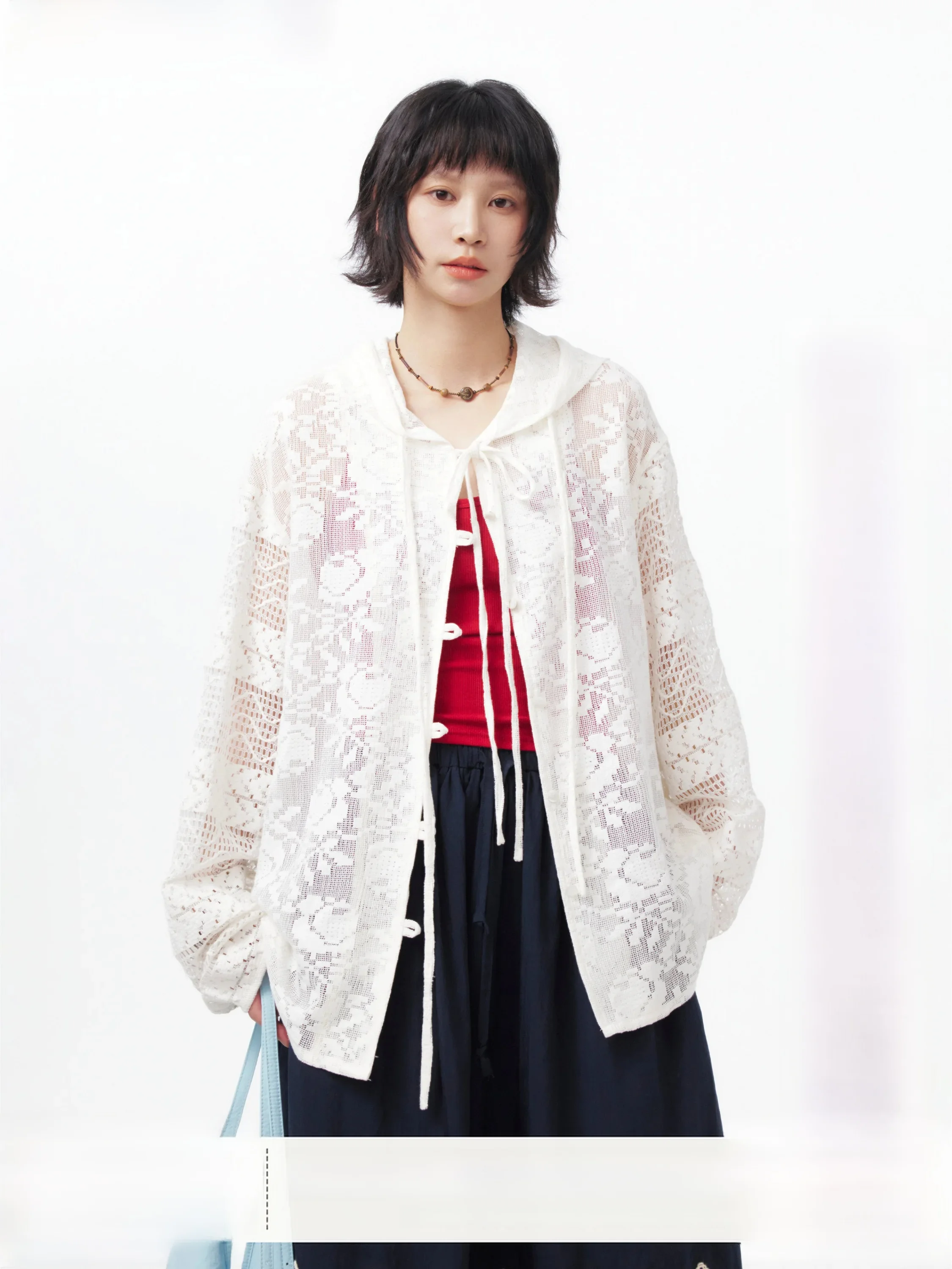 Summer Sun Protection Loose Fit Long Sleeve Lace Shirt Casual Style Hooded Women's Cotton Blend Breathable Comfortable Shirt
Summer Sun Protection Loose Fit Long Sleeve Lace Shirt Casual Style Hooded Women's Cotton Blend Breathable Comfortable Shirt