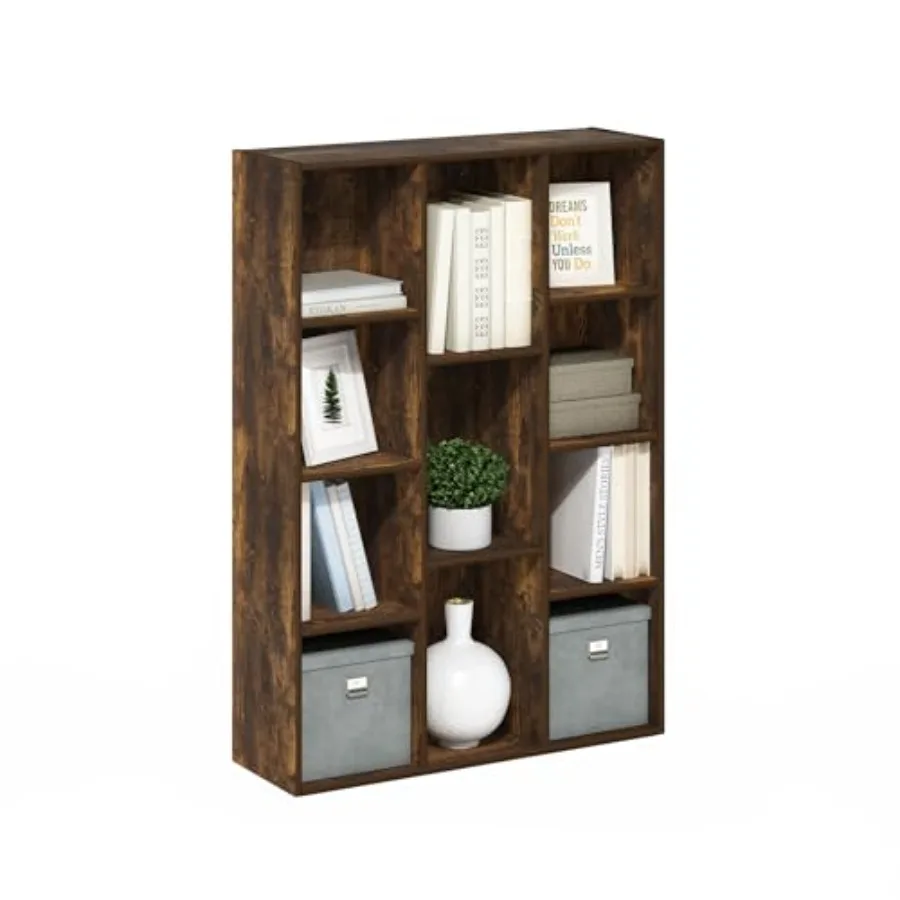 LUDER Book Shelf Bookshelf Reversible Bookcase 9.4 x 29.1 x 41.7 Easy Assembly for Living Room Bedroom Home Office
LUDER Book Shelf Bookshelf Reversible Bookcase 9.4 x 29.1 x 41.7 Easy Assembly for Living Room Bedroom Home Office