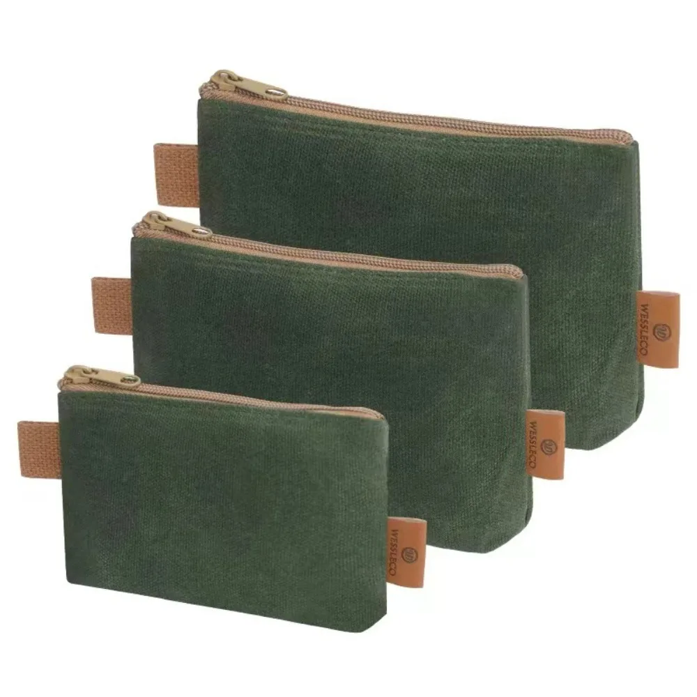 Waterproof Waxed Canvas Tool Bag Portable Hardware Storage Organizer Multi-function Small Tool Bag 3 Pcs 
Waterproof Waxed Canvas Tool Bag Portable Hardware Storage Organizer Multi-function Small Tool Bag 3 Pcs