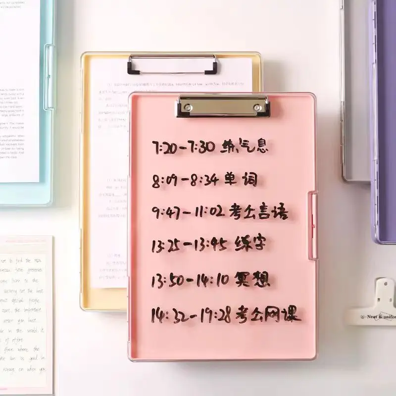 Многослойная многофункциональная папка, блокнот для письма, ящик для хранения тестовой бумаги, доска для учеников начальной школы, зажим для хранения досок для письма
Многослойная многофункциональная папка, блокнот для письма, ящик для хранения тестовой бумаги, доска для учеников начальной школы, зажим для хранения досок для письма