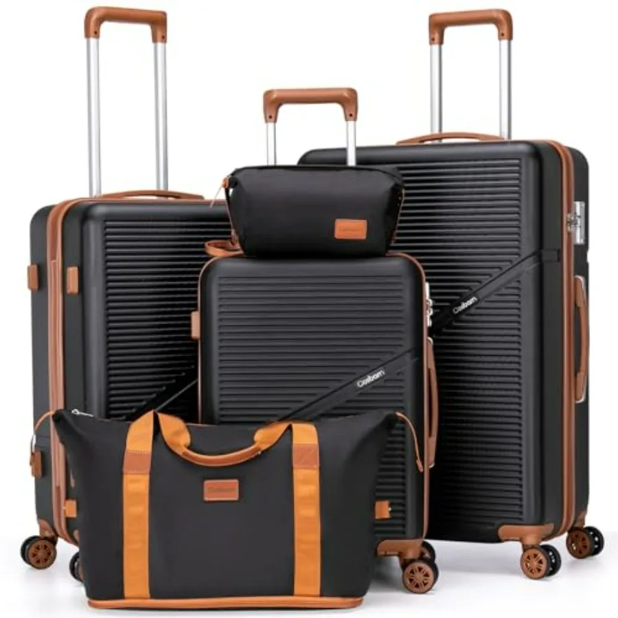 Luggage Sets 5 Pcs Suitcases with Wheels, Suitcase Set ABS Hard Case Luggage with TSA Lock Spinner Wheels Durable Travel Luggag
Luggage Sets 5 Pcs Suitcases with Wheels, Suitcase Set ABS Hard Case Luggage with TSA Lock Spinner Wheels Durable Travel Luggag