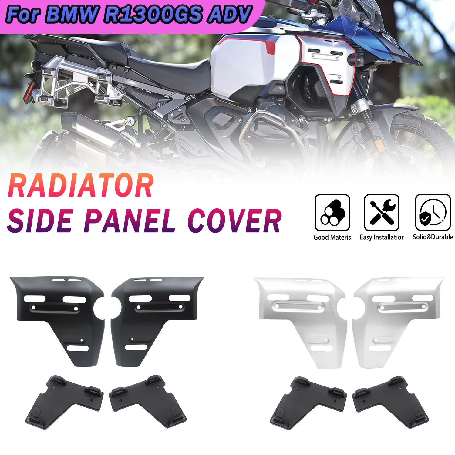 FOR BMW R1300GS R1300 GS ADV Adventure 2024 2025 2026 Motorcycle Radiator Side Cover Panel Frame Guard Fairing Protector
FOR BMW R1300GS R1300 GS ADV Adventure 2024 2025 2026 Motorcycle Radiator Side Cover Panel Frame Guard Fairing Protector
