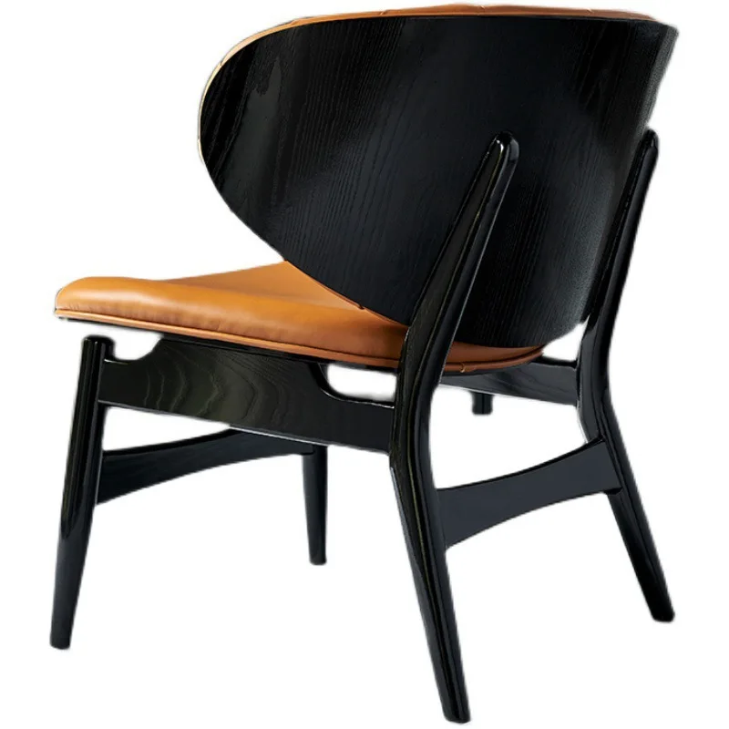 Nordic light luxury solid wood chair living room home leisure leather tiger chair single sofa chair model room
Nordic light luxury solid wood chair living room home leisure leather tiger chair single sofa chair model room