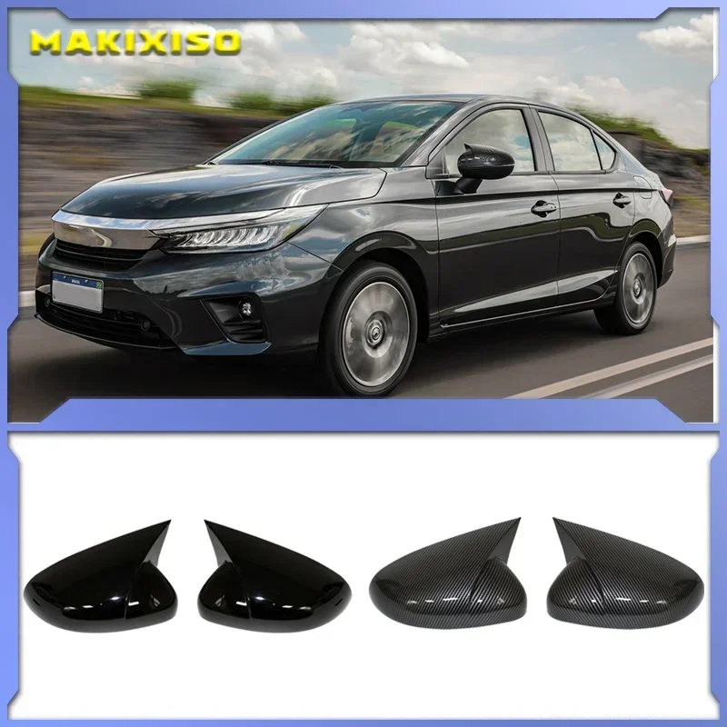 Car Rearview mirror cover trim ABS Chrome black carbon fibre Side Mirror Covers Decoration Accessories For Honda CITY 2020-2023
Car Rearview mirror cover trim ABS Chrome black carbon fibre Side Mirror Covers Decoration Accessories For Honda CITY 2020-2023