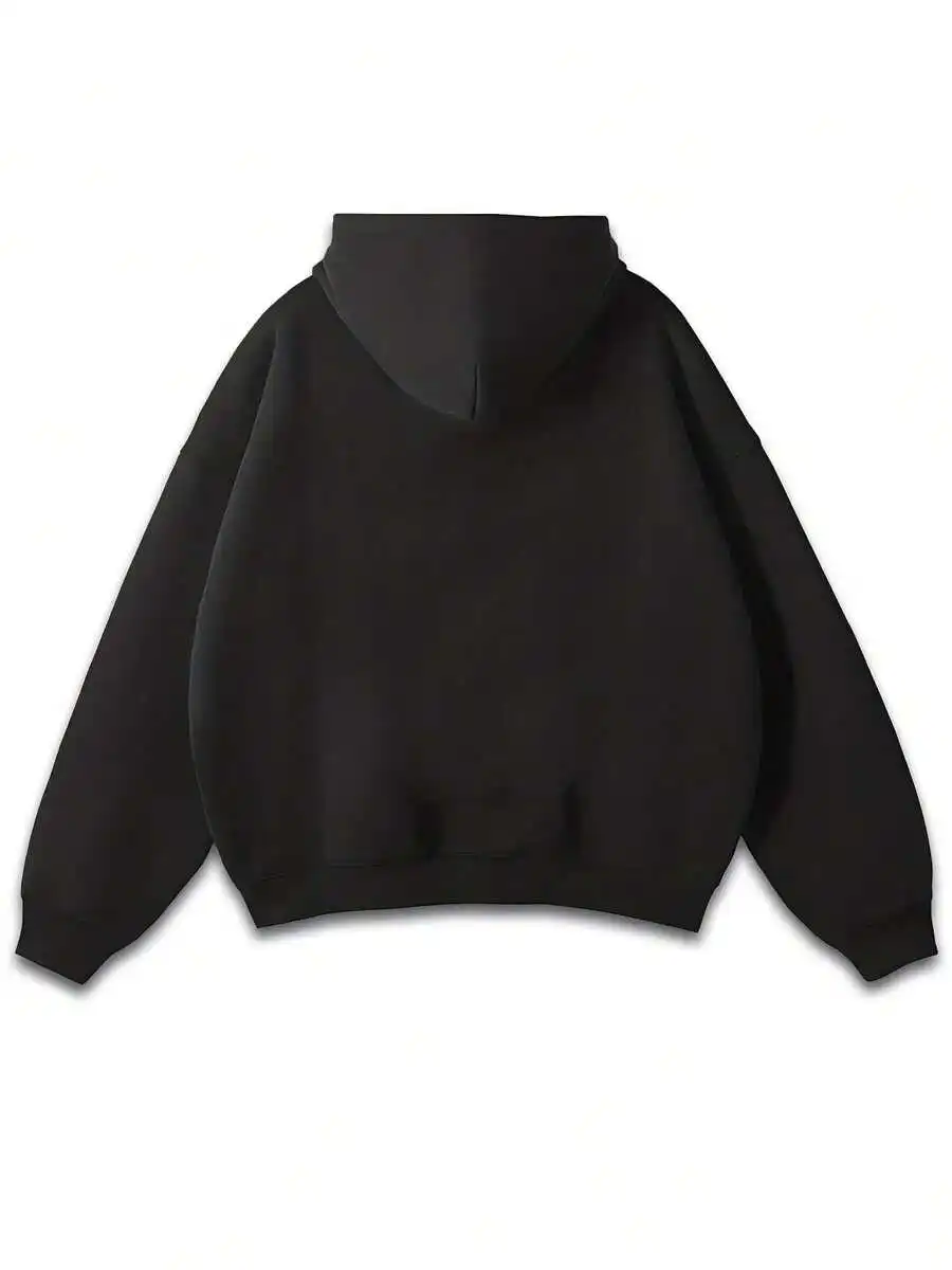 Mens Black Hooded Sweatshirt Loose Fit Long Sleeve With Pockets Autumn Winter Casual Sportswear
Mens Black Hooded Sweatshirt Loose Fit Long Sleeve With Pockets Autumn Winter Casual Sportswear