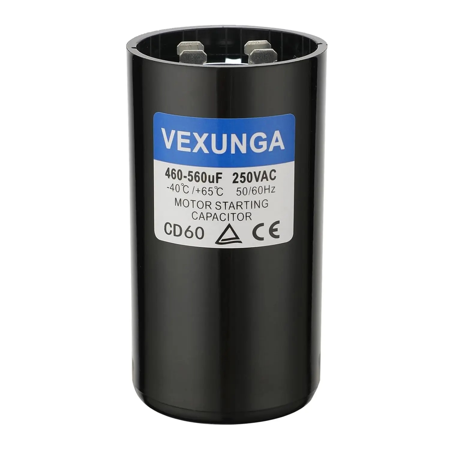 460-560 uF 250 VAC Motor Start Capacitor CD60 for AC Motors, Pool Pump, Well Pump 50/60 Hz
460-560 uF 250 VAC Motor Start Capacitor CD60 for AC Motors, Pool Pump, Well Pump 50/60 Hz