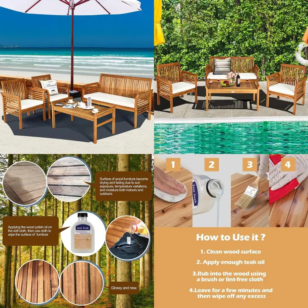 Уличный комплект мебели из акации с подушками, садовая мебель для двора, сада, зоны у бассейна (натуральное дерево, 2 предмета)
Уличный комплект мебели из акации с подушками, садовая мебель для двора, сада, зоны у бассейна (натуральное дерево, 2 предмета)